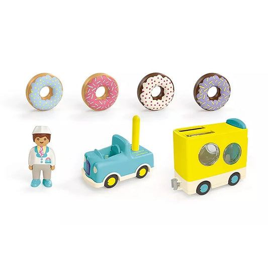 Playmobil Junior - Crazy Donut Truck with Stacking and Sorting Feature - US 3512