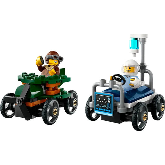 LEGO City - Airplane vs. Hospital Bed Race Car Pack - US 1794