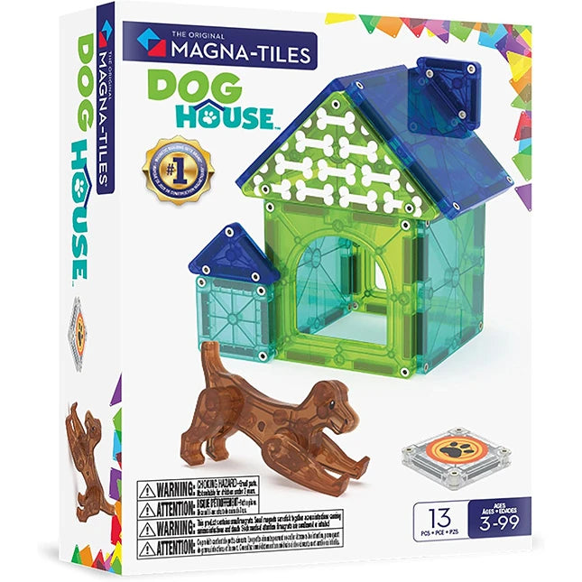 Magna-Tiles Dog House - Best Building & Construction for Ages 3 to 8 - US 4236