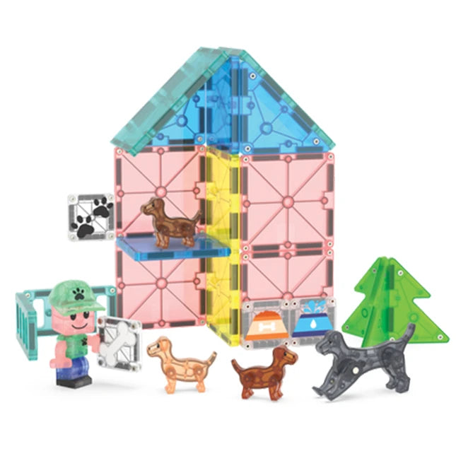 Magna-Tiles Puppy Park - 27 pc - Best for Ages 3 to 8 - US 3678