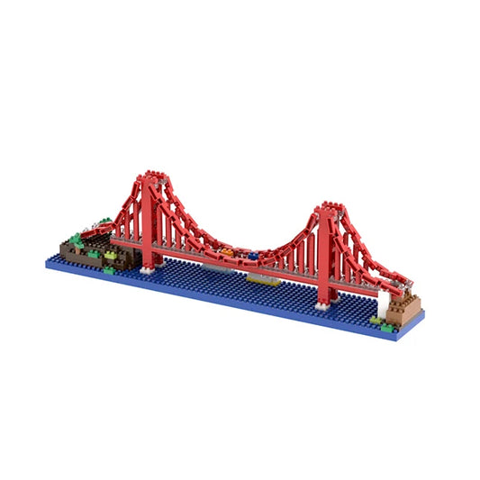 Brixies Golden Gate Bridge - - Fat Brain Toys - US 2281
