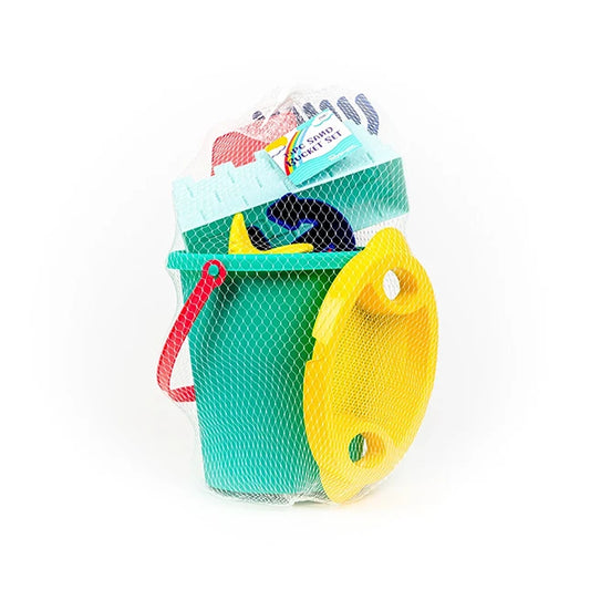 Toysmith 15pc Sand Bucket Set - - Fat Brain Toys - US 7990