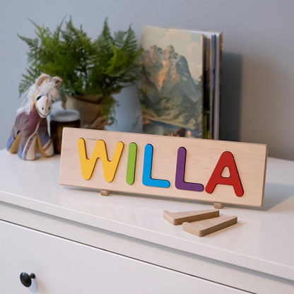 Personalized Name Puzzle Display Stand - Best for Ages 1 to 3 - US 6100