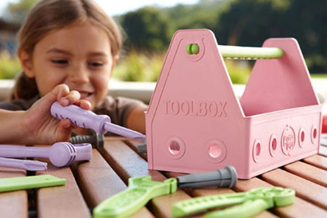Green Toys Tool Set - Pink - Best Organic &amp; Green Toys for Babies - US 7617