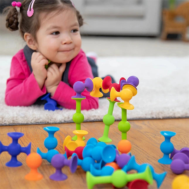 Squigz - Best Bath Toys for Ages 3 to 6 - Fat Brain Toys - US 9446