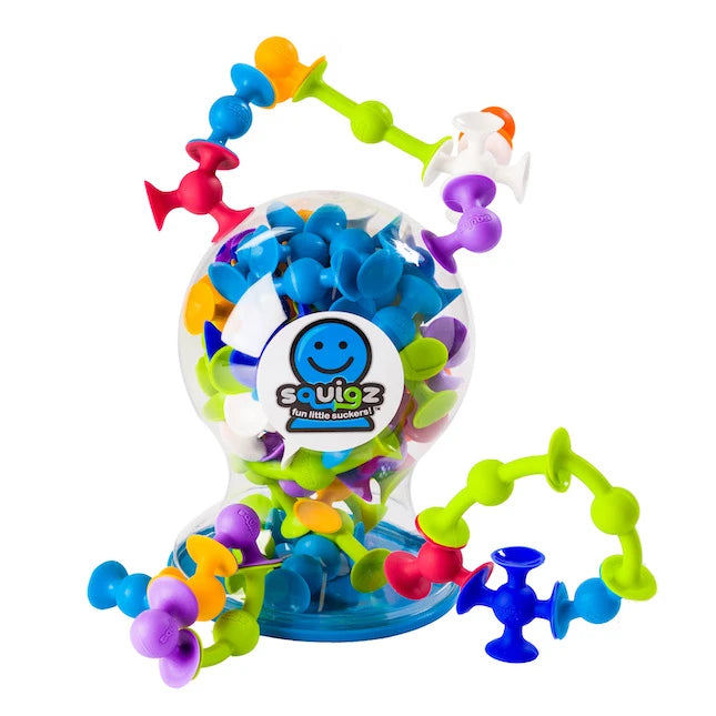 Squigz - Best Bath Toys for Ages 3 to 6 - Fat Brain Toys - US 9446
