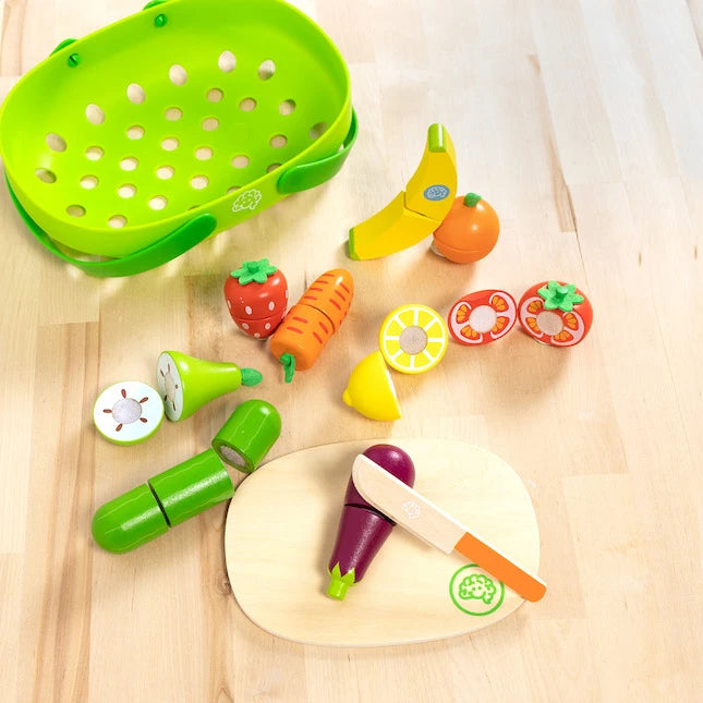 Pretendables Fruit &amp; Veggie Basket - Best for 3 year olds - US 6013
