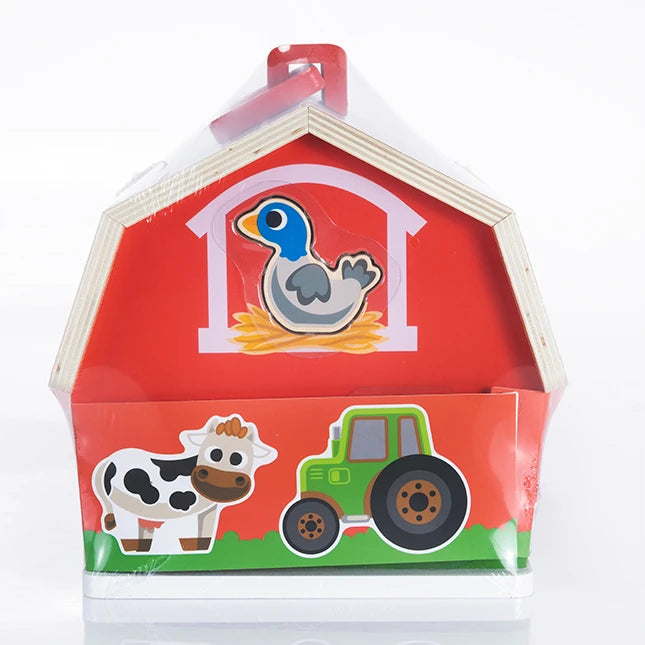 Shape Sorting Barn - Best Early Learning Toys for Babies - US 5190