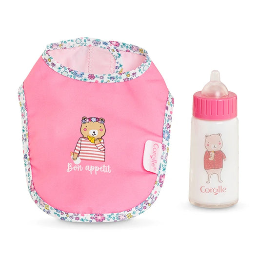 Bebe Bib &amp; Magic Milk Bottle - 12 &amp; 14 inch - Best for Ages 2 to 7 - US 5462