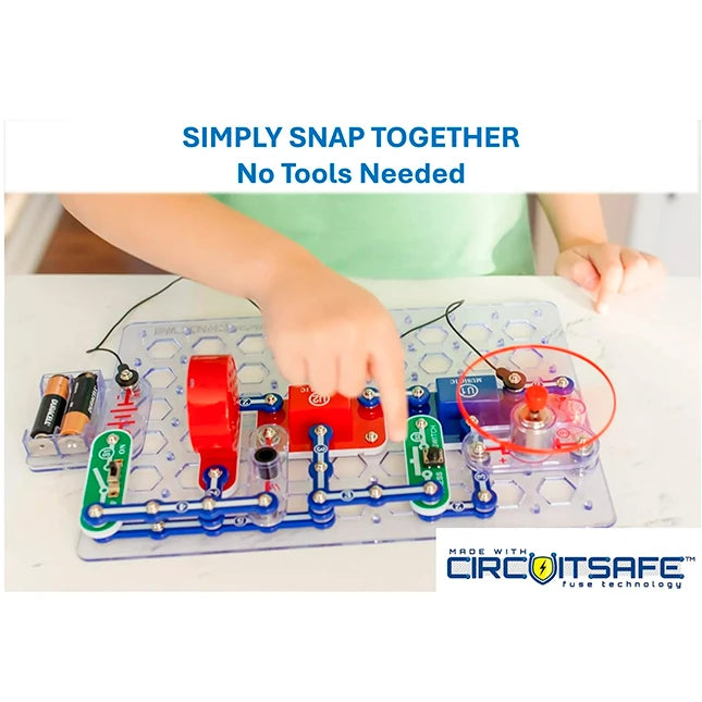 Snap Circuits Jr. - 100 in 1 - Best Classic &amp; Retro Toys for Babies - US 5636