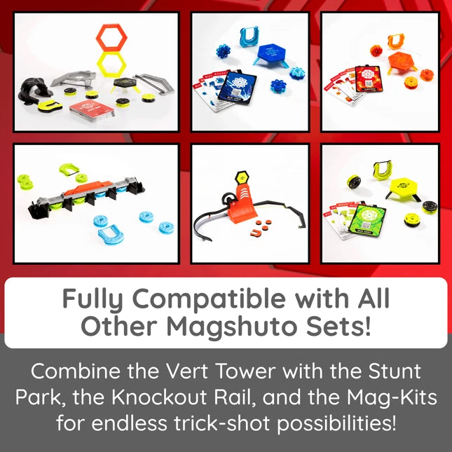 Magshuto Vert Tower - Best Games for Ages 6 to 11 - Fat Brain Toys - US 2201