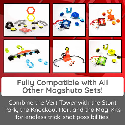 Magshuto Vert Tower - Best Games for Ages 6 to 11 - Fat Brain Toys - US 2201