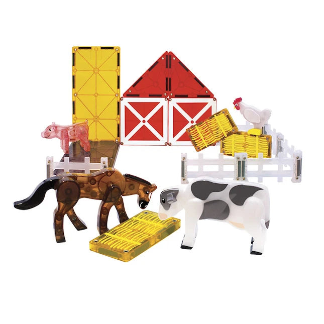 Magna-Tiles Farm Animals - 25 pc - Best for Ages 3 to 8 - US 6463