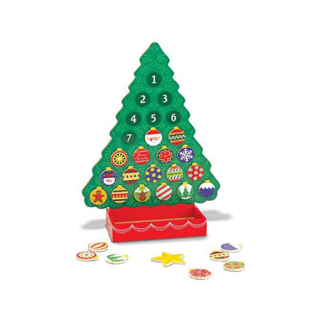 Countdown to Christmas Wooden Advent Calendar - Best for Ages 4 to 8 - US 6921