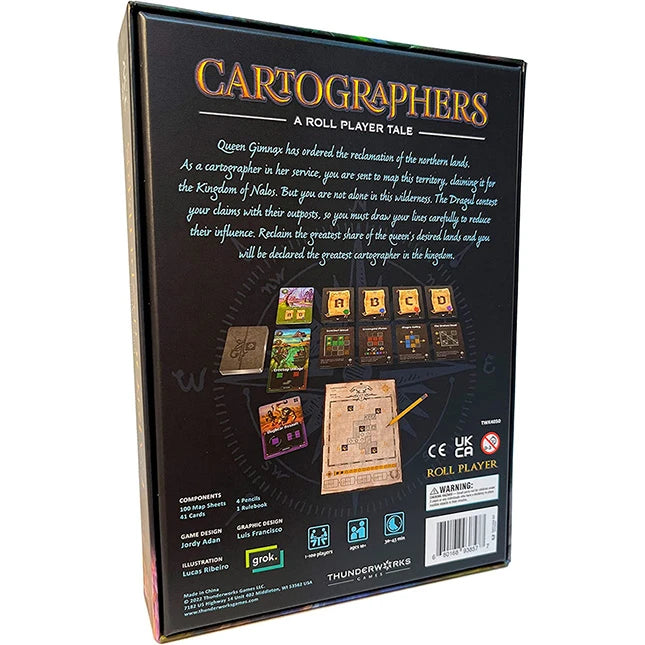 Cartographers - A Roll Player Tale - Best Games for Ages 10 to 12 - US 7082