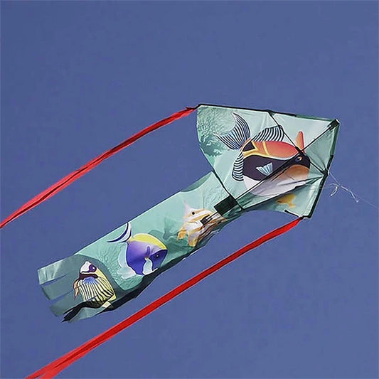 Breezy 42 inch Tropical Fish Kite - Best Active Play for Ages 8 to 12 - US 8446
