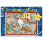 Here Comes Christmas Puzzle - 500pc - Best Puzzles for Ages 8 to 12 - US 2225