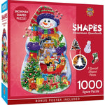Snowman Spectacle Shapes 1000 pc Puzzle - - Fat Brain Toys - US 4819