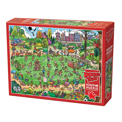 DoodleTown Offside Antics 1000 pc Puzzle - Best Puzzles for Babies - US 4755