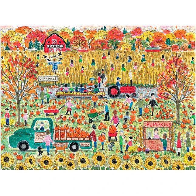 Michael Storrings Pumpkin Patch 1000 Piece Puzzle - US 9472