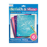 Scratch &amp; Shine Scratch Cards - Celestial Skies - US 8073
