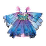 Butterfly Twirl Dress &amp; Wings Blue/Purple - Size 3-4 - US 5870