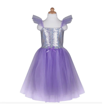 Lilac Sequins Princess Dress - Size 3-4 - Best for 3 year olds - US 5352