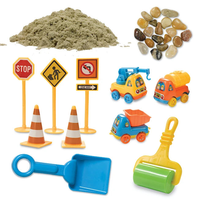Sensory Bin Construction Zone - Best for 3 year olds - US 2029