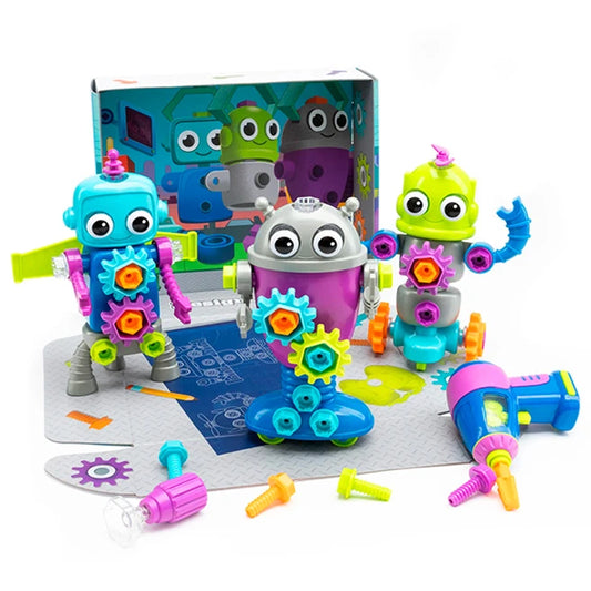 Design &amp; Drill Robot Workshop - Best for 3 year olds - US 1508