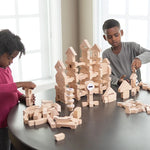 Montessori Woodwerks Future Blocks - 132pc set - Best for Ages 3 to 8 - US 1882