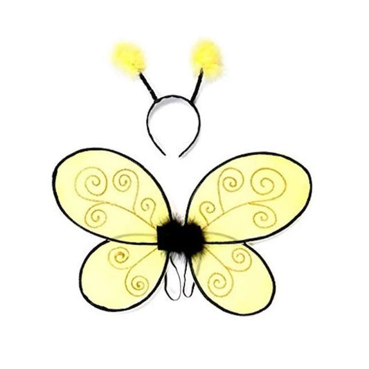 Bumble Bee Wings &amp; Headband - Best for Ages 3 to 6 - US 1639