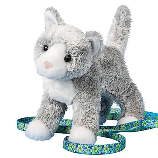 Scatter Gray Cat - 8 inch - Best Plush for Ages 3 to 7 - US 5133