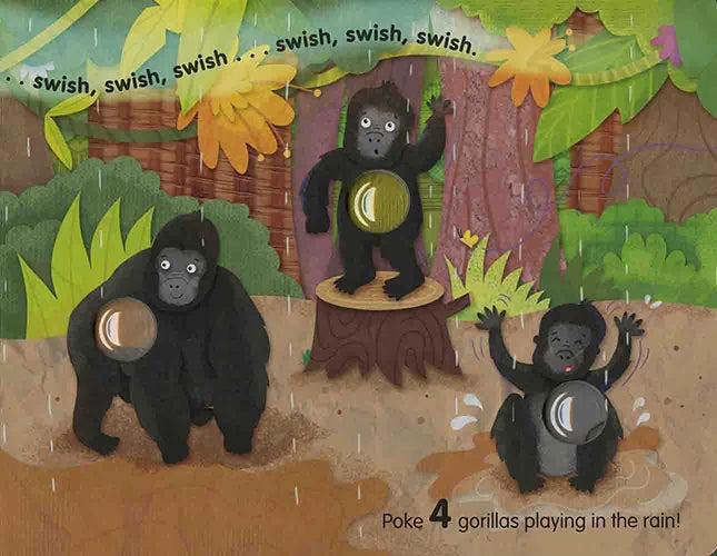 Poke-A-Dot Wheels on the Bus Wild Safari - Best Books for Ages 3 to 4 - US 1250