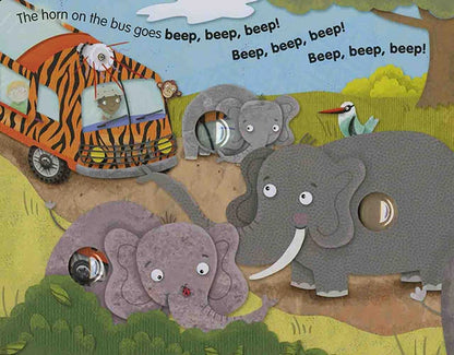 Poke-A-Dot Wheels on the Bus Wild Safari - Best Books for Ages 3 to 4 - US 1250