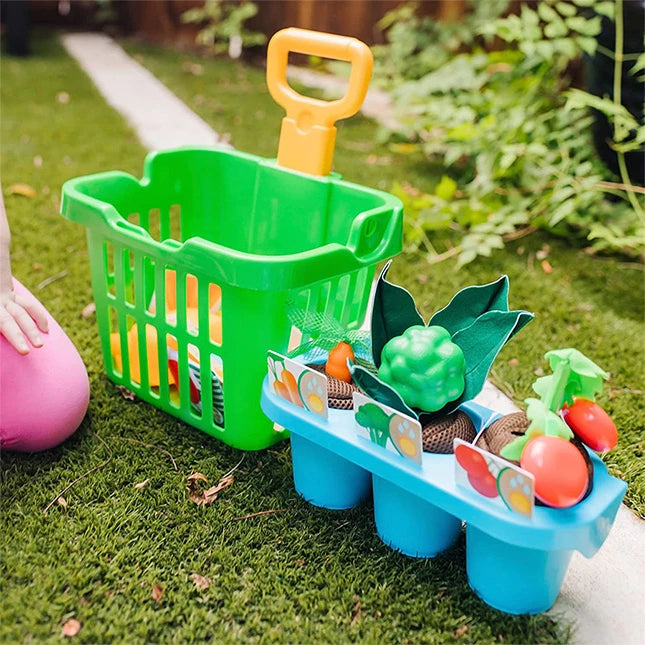 Let's Explore Vegetable Gardening Play Set - - Fat Brain Toys - US 3442