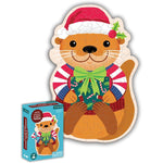Cinnamon Otter 48 Piece Scratch and Sniff Shaped Mini Puzzle - US 7574