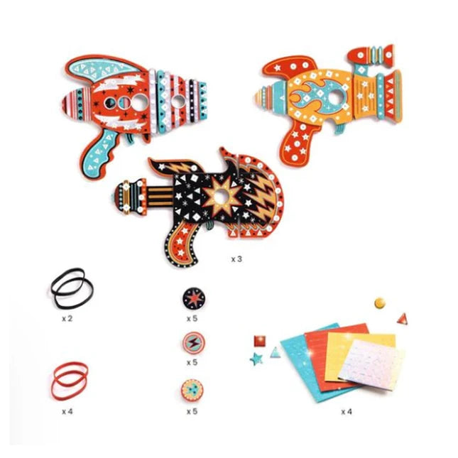 Kosmik Token Launchers - Makes 3 - Best Arts &amp; Crafts for Ages 5 to 9 - US 9619