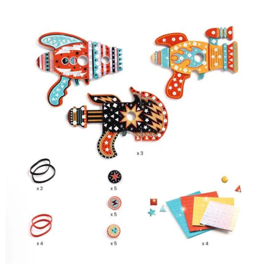 Kosmik Token Launchers - Makes 3 - Best Arts &amp; Crafts for Ages 5 to 9 - US 9619