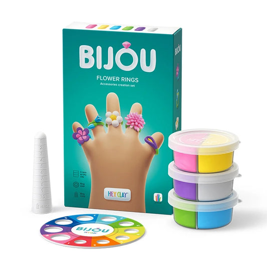 Hey Clay Bijou Flower Rings - Best Arts &amp; Crafts for Ages 4 to 11 - US 2639