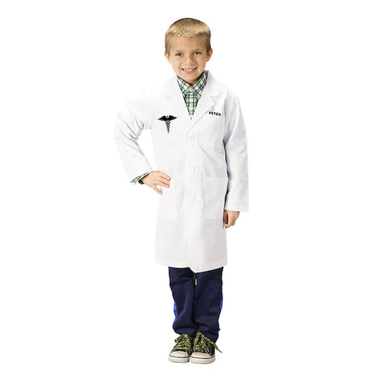Personalized Jr. Doctor Lab Coat - Best for Ages 6 to 9 - US 2859