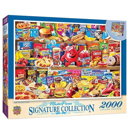 Kids Favorite Foods 2000pc Puzzle - - Fat Brain Toys - US 7008