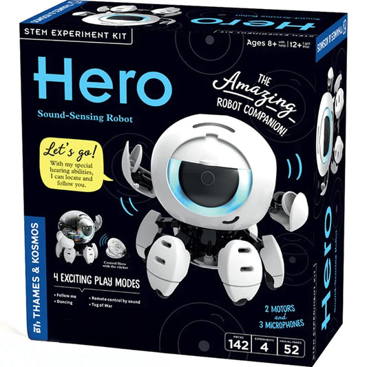 Hero Sound-Sensing Robot - Best for Ages 10 to 12 - US 6989