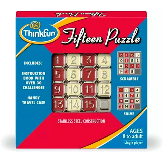 Think Fun Fifteen Puzzle - Best Brainteasers for Ages 8 to 12 - US 9367