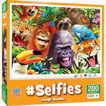 Selfies Jungle Buddies - 200 pc Puzzle - Best Puzzles for Ages 8 to 12 - US 3382