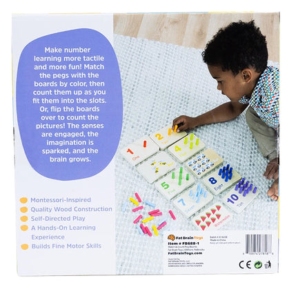 Match &amp; Count Peg Boards - Best Early Learning Toys for Ages 3 to 5 - US 6553