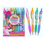 Aloha Unicorn Glitter Gel Smens 8-Pack - Best for Ages 6 to 7 - US 7801