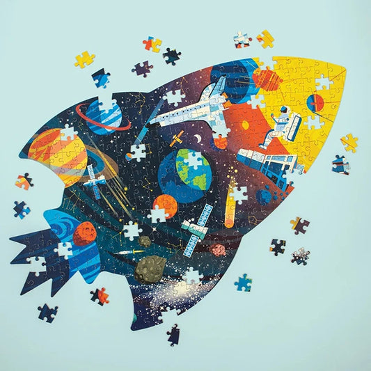 300 Piece Shaped Scene Puzzle - Outer Space - Best Puzzles for Babies - US 3959