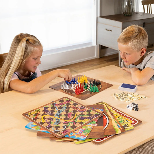 Jumbo Game Tin - 365 Classic Family Games - Best for Ages 6 to 12 - US 6906