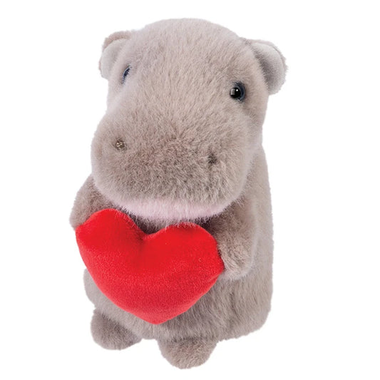 Valentine Hippo with Heart - Best Plush for Ages 2 to 7 - US 6210