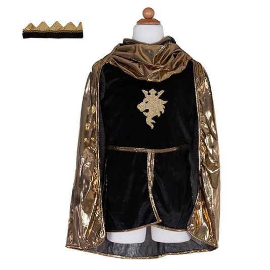 Golden Knight with Tunic Cape &amp; Crown - Size 5-6 - US 6066
